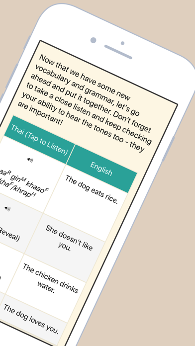 Pocket Thai Speaking Screenshot
