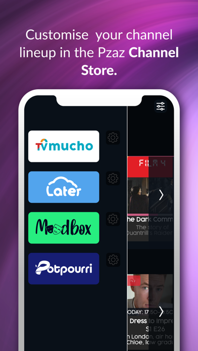 Pzaz - The TV Super App Screenshot