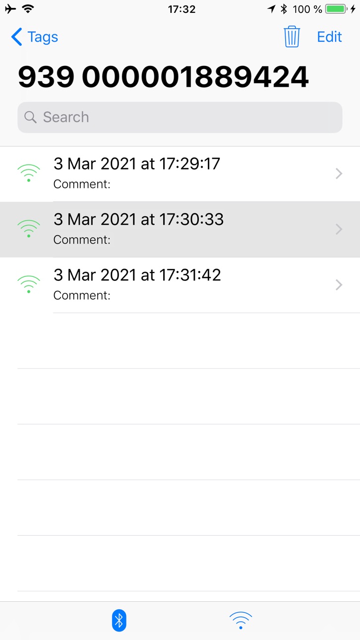 iPhone screenshot
