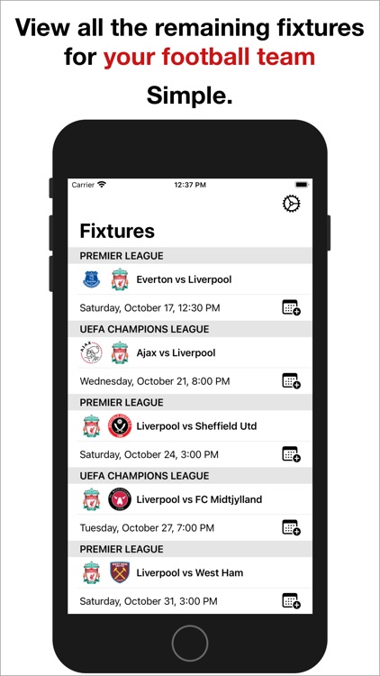 Football Fixtures Pro