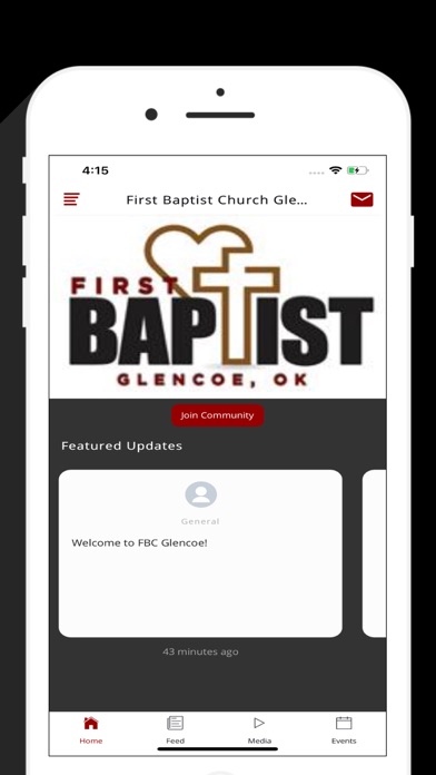 First Baptist Church Glencoe Screenshot