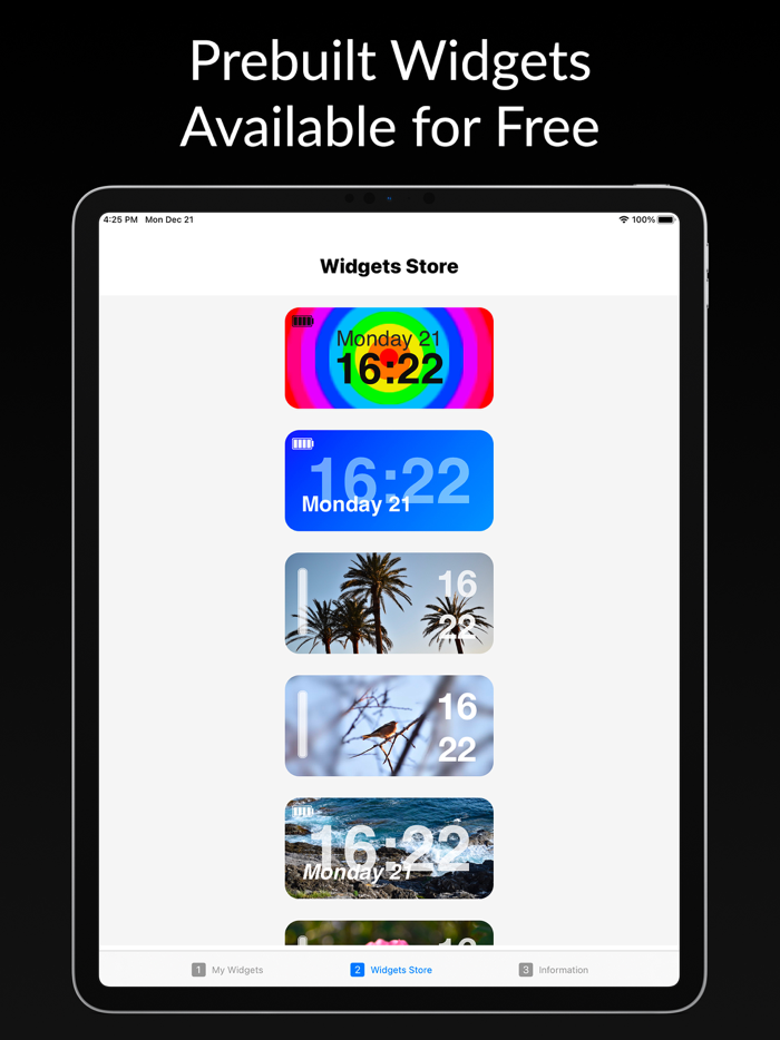 Custom Widget Creator