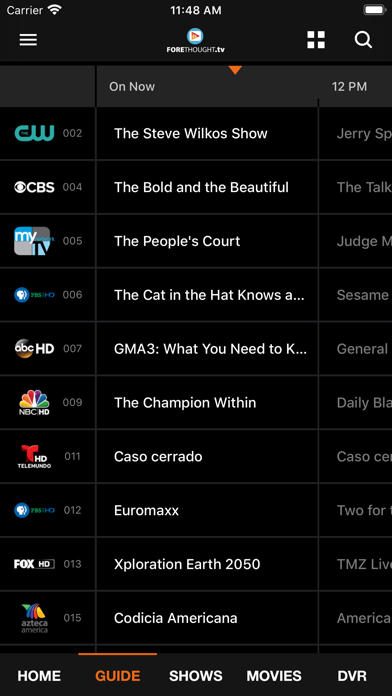 FORETHOUGHT.tv Screenshot