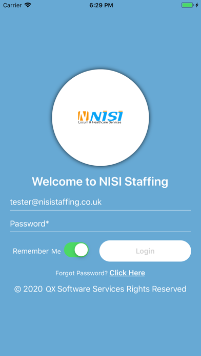 NISI Staffing Screenshot