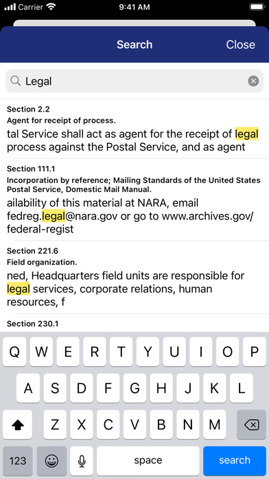 CFR 39 - Postal Service Screenshot 4 - AppWisp.com CFR 39 - Postal Service Screenshot 4 - AppWisp.com