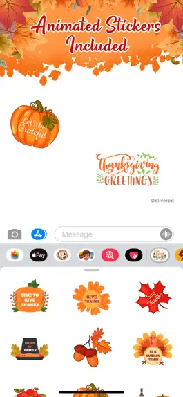 Game screenshot Thanksgiving Day - Stickers apk