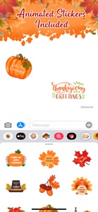 Thanksgiving Day - Stickers screenshot #2 for iPhone