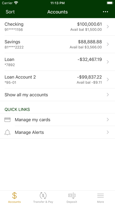 Mid America Bank Mobile Screenshot