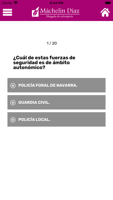 Prueba CCSE Test Nacionalidad Screenshot