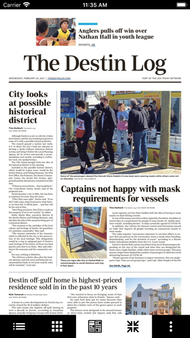 The Destin Log Print Edition Screenshot