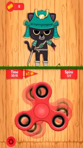 Game screenshot Samurai Cat Spinner apk