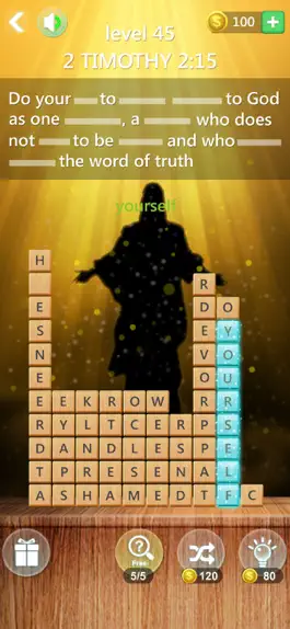 Game screenshot Bible word verse stack puzzle hack