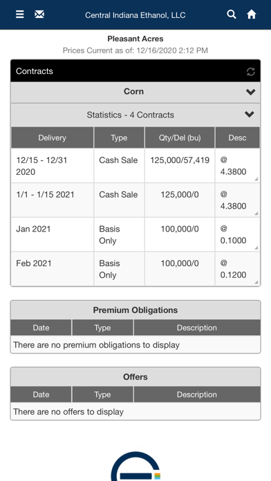 Central Indiana Ethanol Screenshot