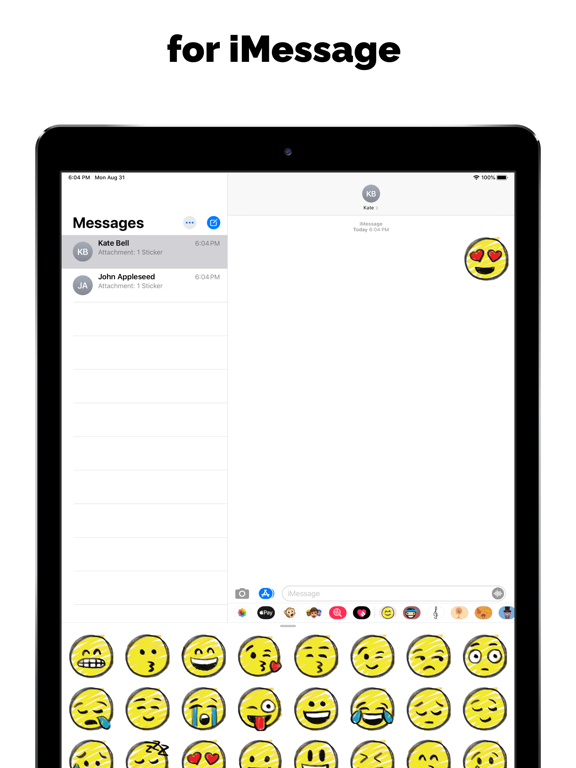 Screenshot #6 pour Autocollant Emoji to Message