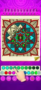 Mandala Coloring 2024 screenshot #6 for iPhone