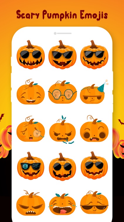 Scary Pumpkin Emojis