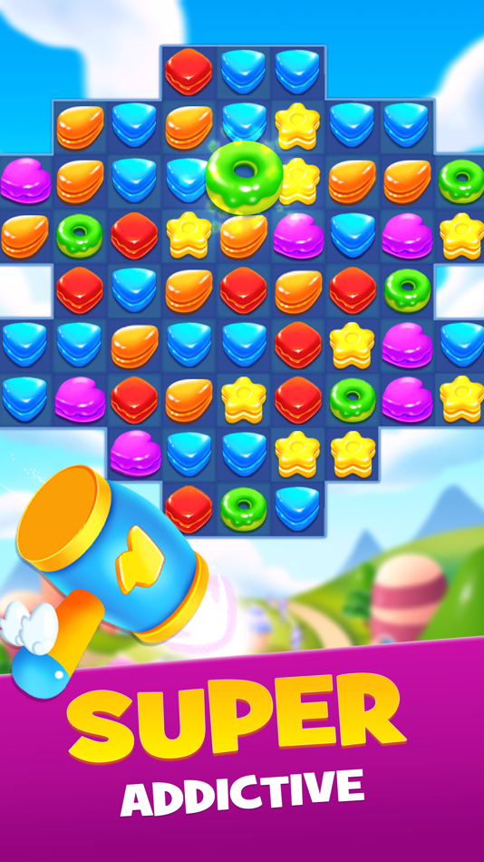 #3. Sweet Cookie Drop (iOS) 由: Pham Duc Huong