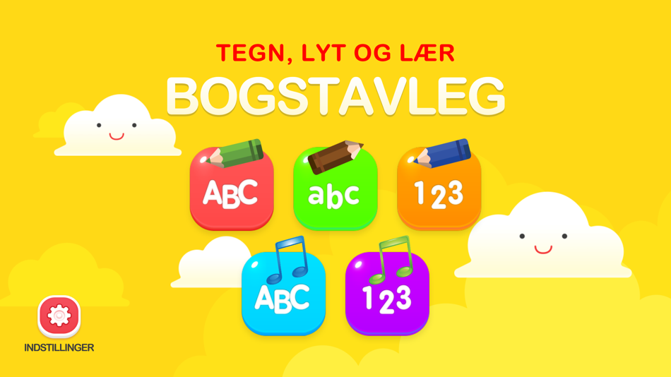 Bogstavleg - Tegn, lyt og lær - 1.5.1 - (iOS)