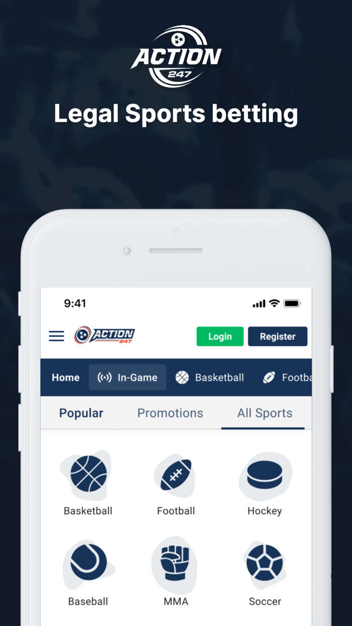 Action 247 Sports Betting App