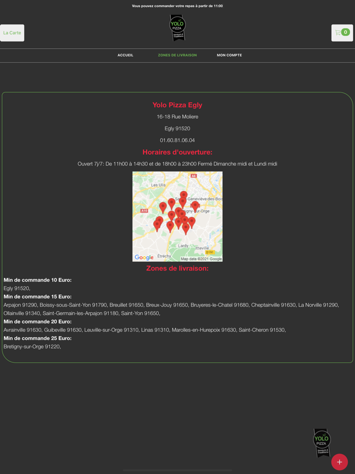 Yolo Pizza Egly