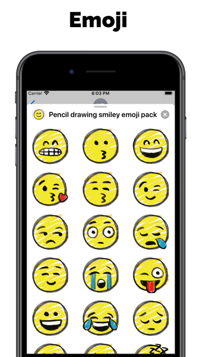 Screenshot #1 pour Autocollant Emoji to Message
