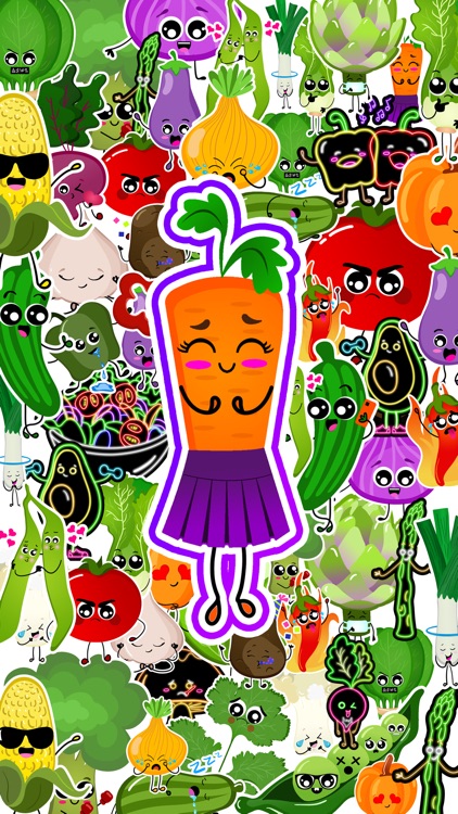 Veggies: Food Stickers