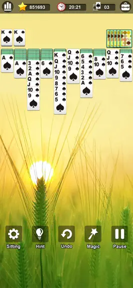 Game screenshot Classic Spider Solitaire． hack