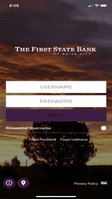 First State Bank of Boise City Screenshot