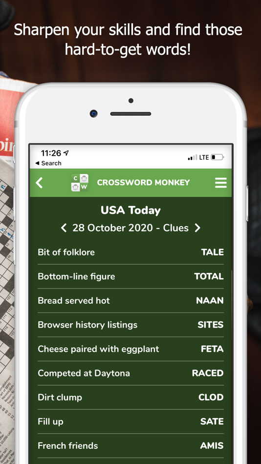 #4. Crossword Monkey Solver (iOS) 由: Praveen Latchamsetty
