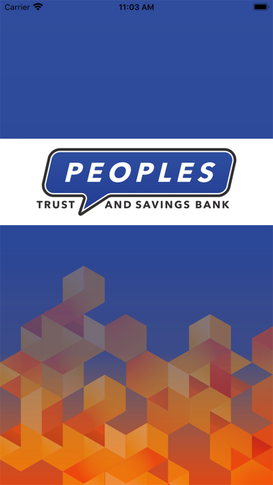 Peoples Trust and Savings Bank Screenshot