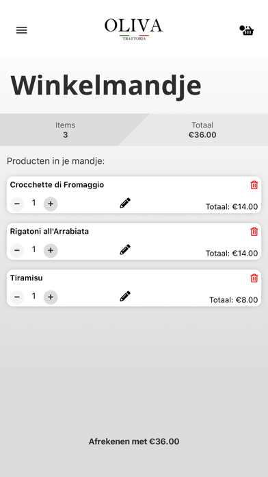 Oliva Trattoria Screenshot