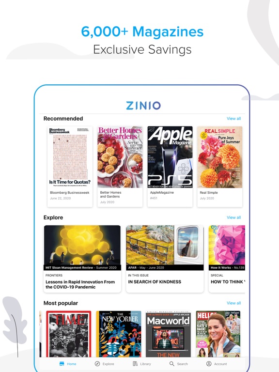 Screenshot #1 for ZINIO - Magazine Newsstand