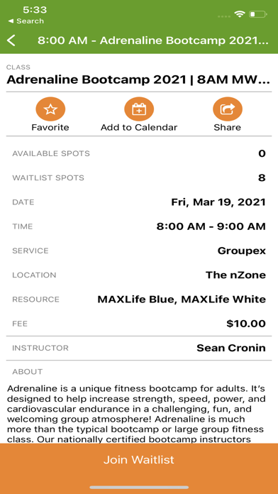 The nZone Screenshot