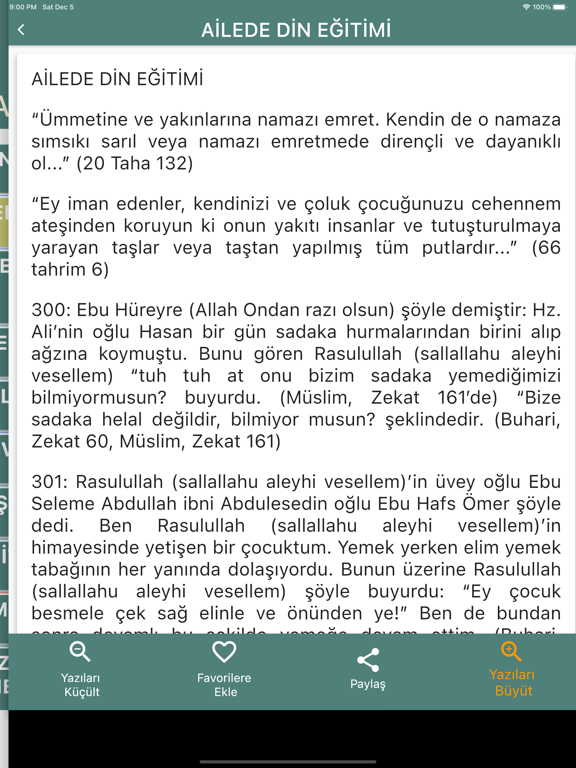 Screenshot #6 pour Riyazüs Salihin Hadis Kitabı