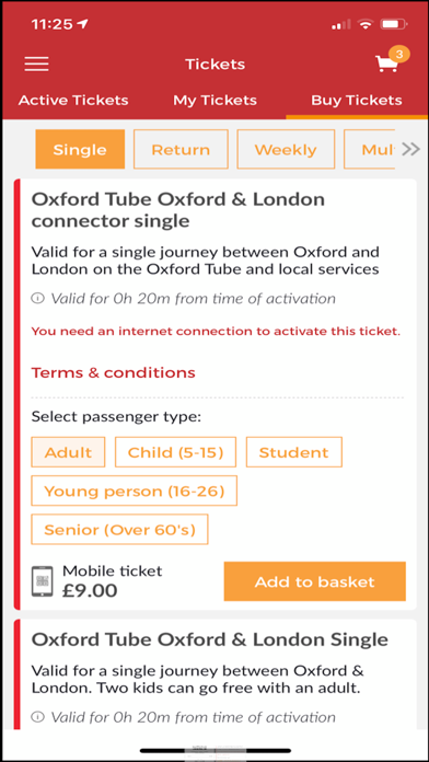 Oxford Tube: Plan>Track>Buy screenshot 3