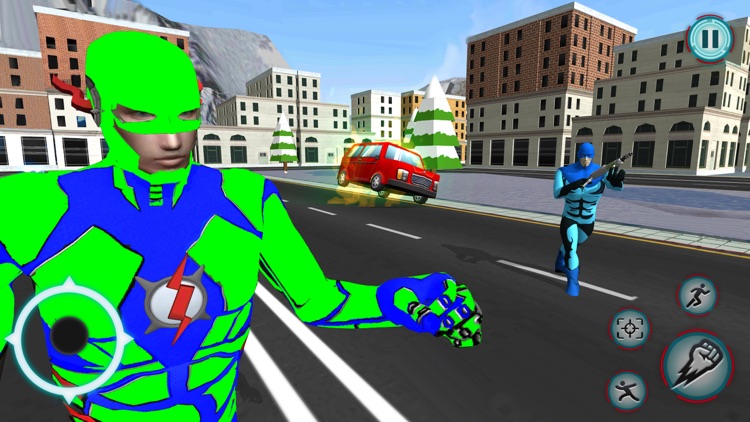 Captain Robot Light Rope Hero screenshot-3