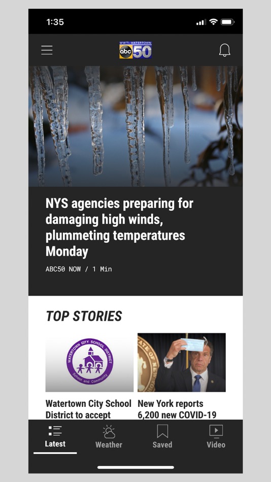 #1. WWTI ABC50 InformNNY.com (iOS) By: Nexstar Broadcasting