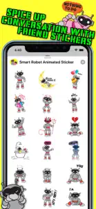 Smart Robot Animated Sticker screenshot #3 for iPhone