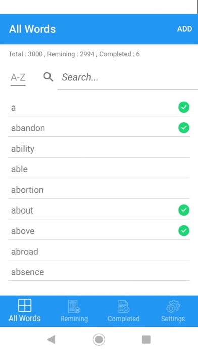 Learn English 3000 words Screenshot