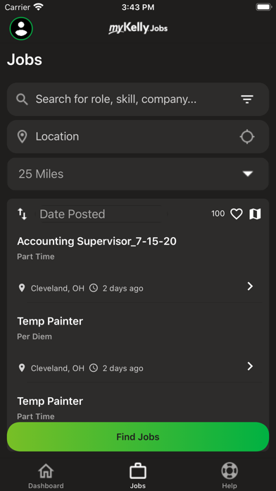myKelly Jobs Screenshot