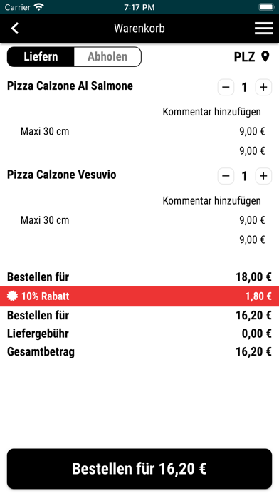 Pizzeria Margherita Screenshot