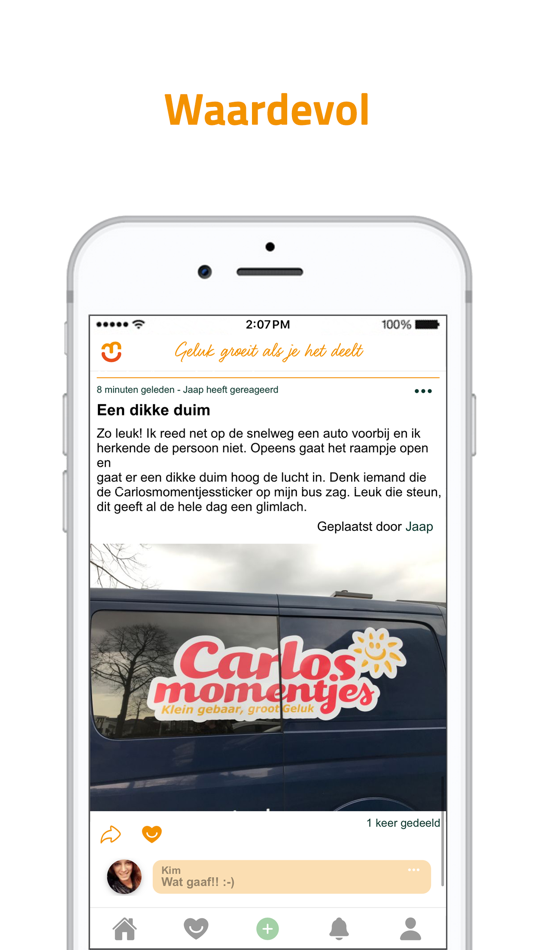 #5. Geluksapp Carlosmomentjes (iOS) 由: Ben Chini