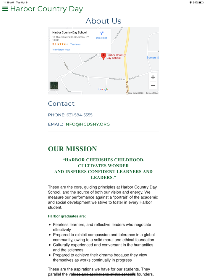 Harbor Country Day School App