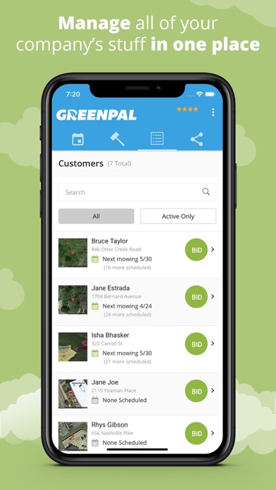 GreenPal Pro For Vendors Screenshot
