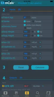 nephrocalc™ iphone screenshot 4