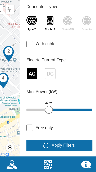 Varna Charging Stations Screenshot