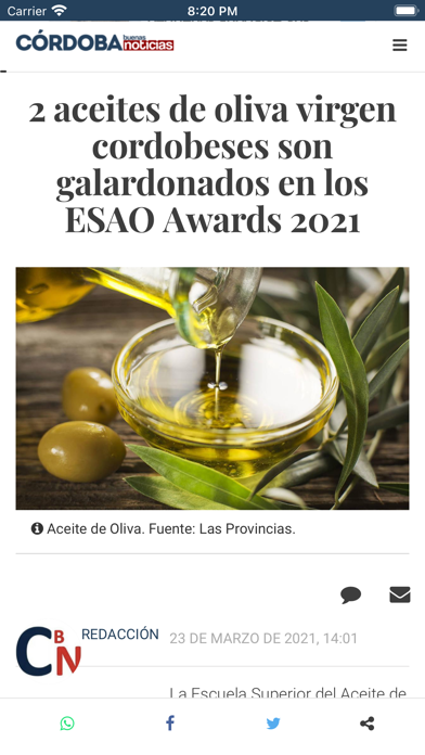 Córdoba Buenas Noticias Screenshot