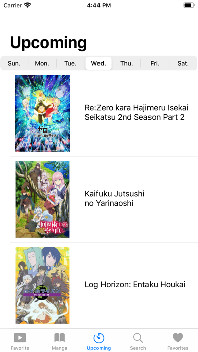 FavoriteAnimeList Screenshot