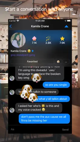 Game screenshot Snackchat - Nearby Chat apk