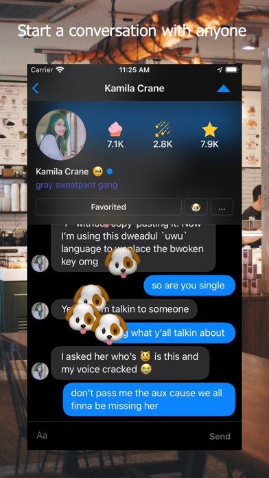 Snackchat - Nearby Chat Screenshot